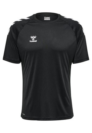 Hummel XK CORE POLY - T-shirt z nadrukiem - black