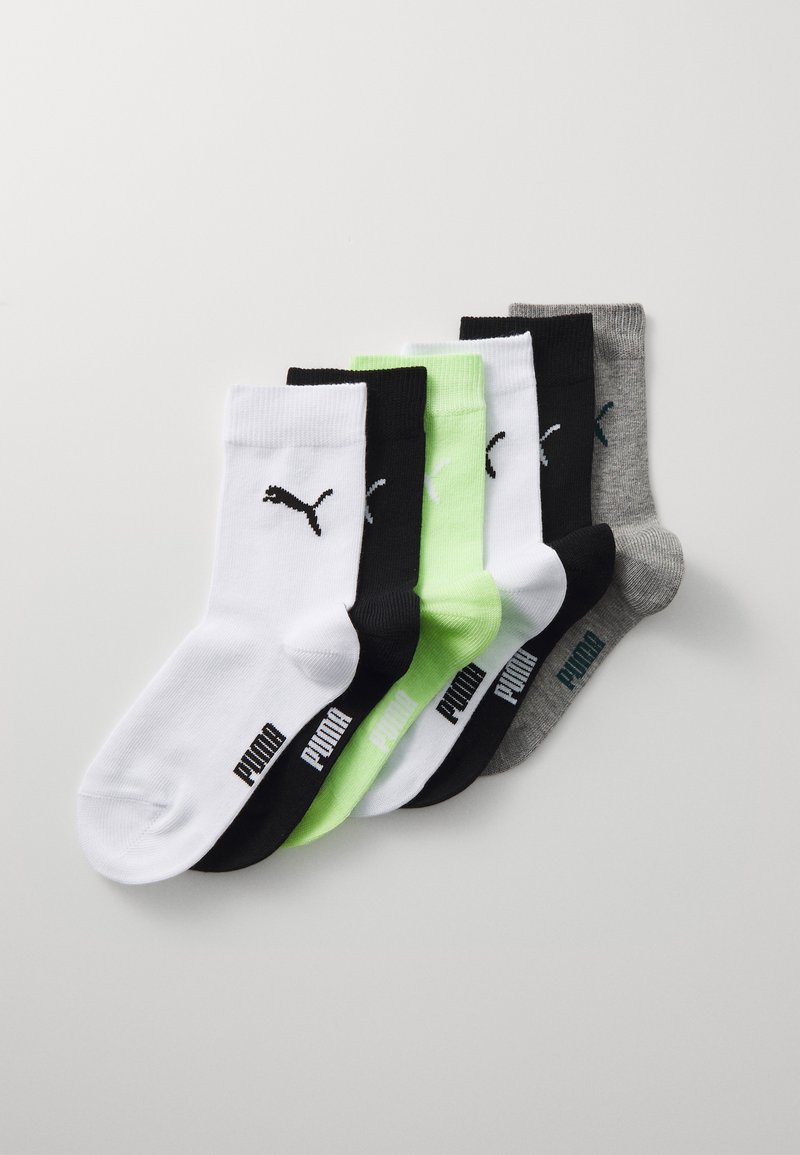 Puma KIDS EASY RIDER UNISEX 6 PACK - Meias - black/green