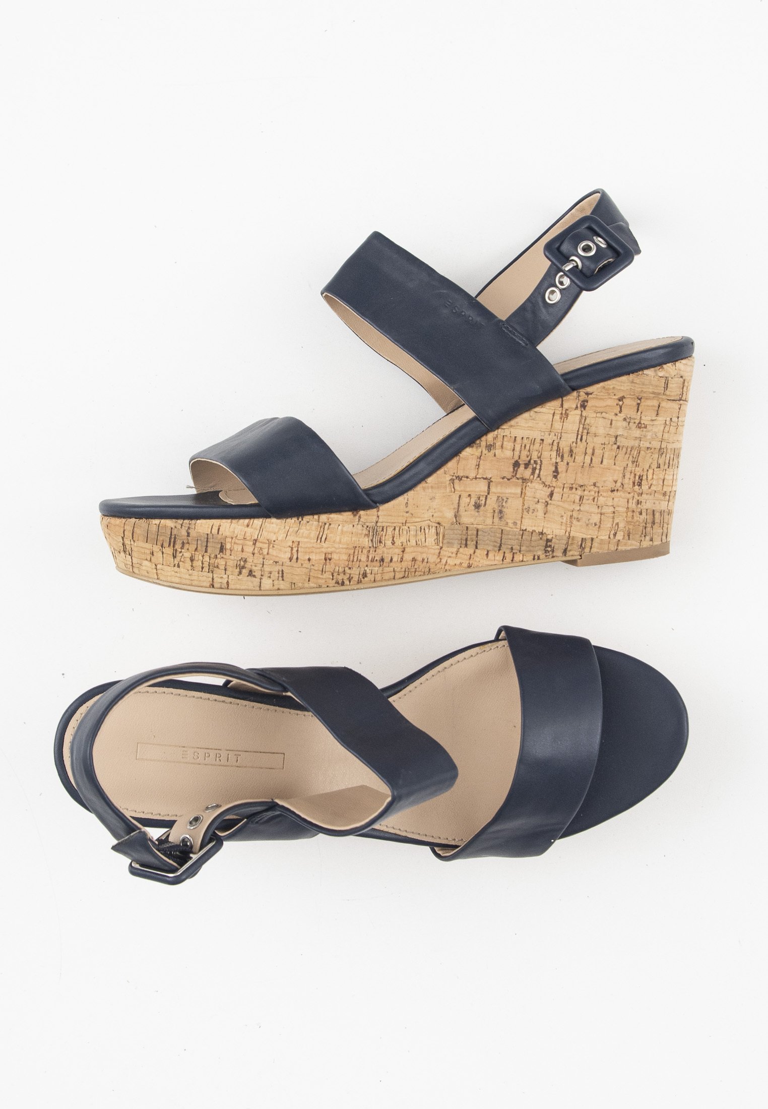 zalando sandali con zeppa blu