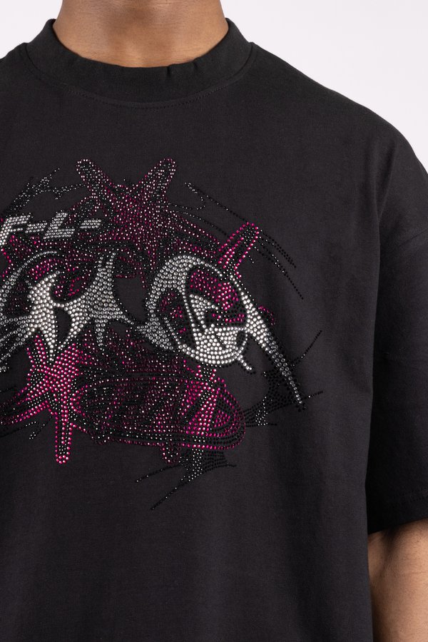 PINK FUTURE RHINESTONE UNISEX - Print T-shirt2