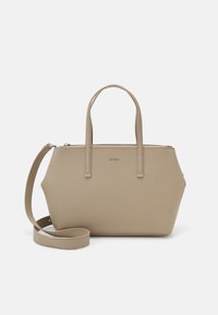 Calvin Klein - MUST TOTE - Rokassoma - silver mink Miniatūras attēls 1