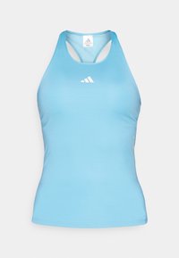 adidas Performance TECHFIT RACERBACK TANK - Felső - semi blue burst/white