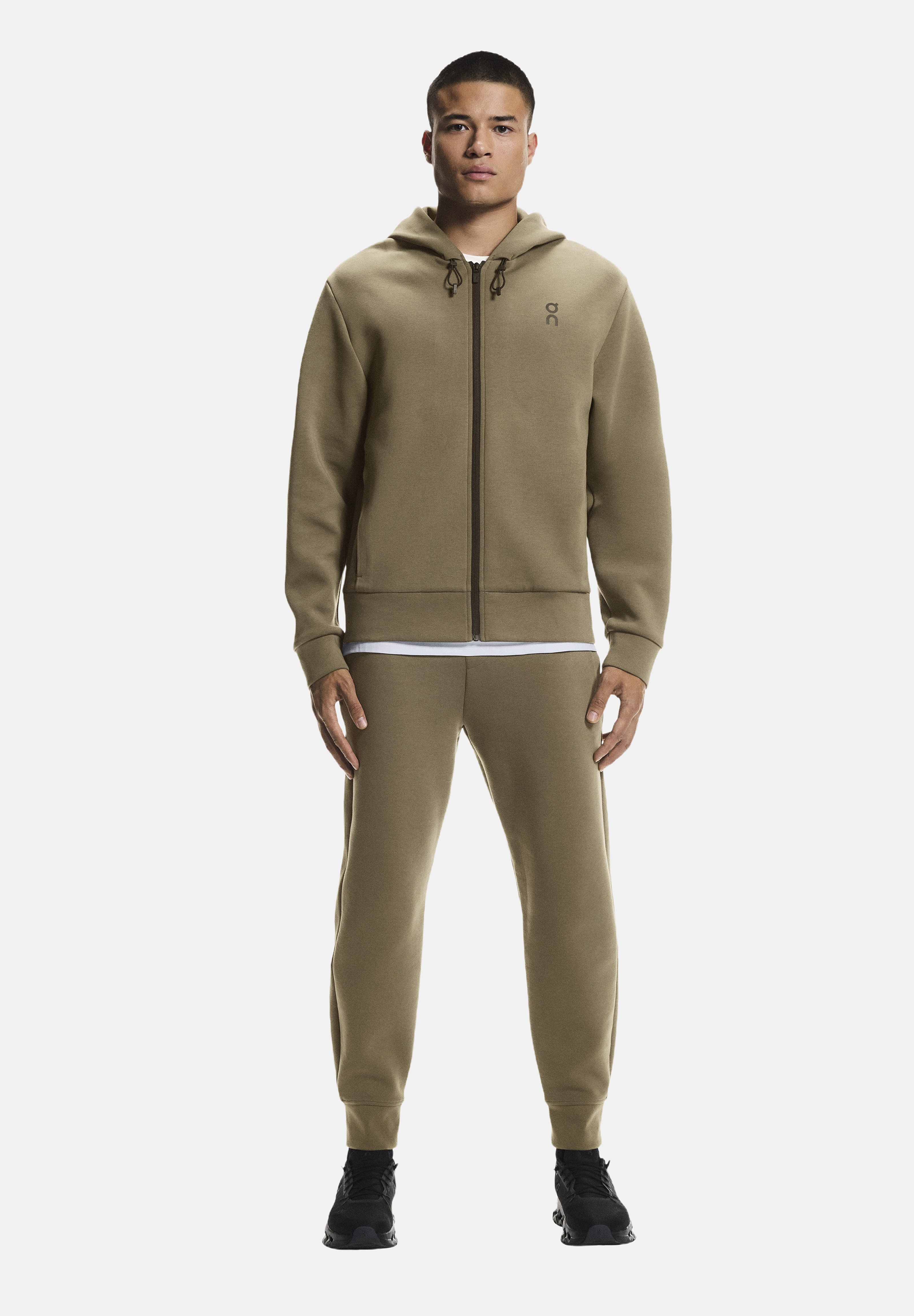 On FOCUS TECH ZIP HOODIE - Zip-up sweatshirt - kalamata/green