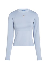 Karl Lagerfeld Jeans LONG-SLEEVED EYELET - Top s dlhým rukávom - eventide