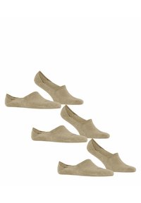 FALKE FAMILY INVISIBLE 3-PACK - Enkelsokken - sand mel