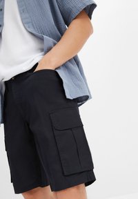 bonprix STRETCH BERMUDA REGULAR FIT - Short - black