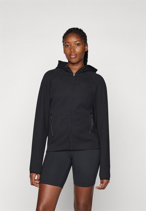 Champion C-TECH FULL ZIP HOODIE INTERLOCK - Sweatjakke - black