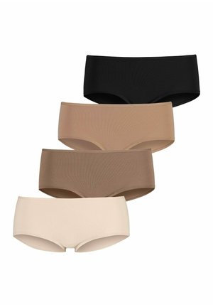 4 PACK - Shorty - champagner nougat beige schwarz