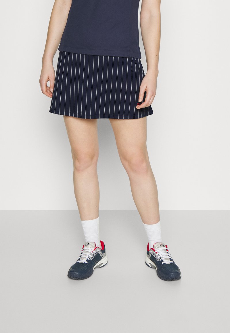 Fila - SKORT ANNA - Sportovní sukně - navy/white, Zvětšit