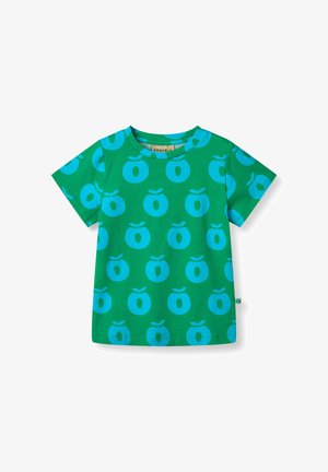 Småfolk WITH APPLES - T-shirt con stampa - smafolk green