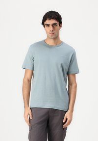 TOM TAILOR DOUBLEPACK T-SHIRTS - T-shirt basique - grey mint