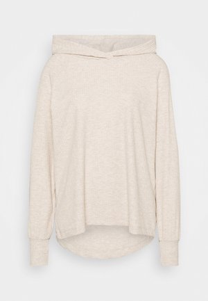 ONLNELLA HOOD - Hoodie - pumice stone melange