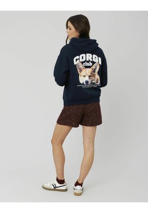 Sweat à capuche - bleu foncé