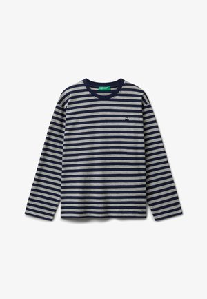 LONG-SLEEVE IN STRIPED AND EMBROIDERED LOGO IN HEART POSITION - T-shirt à manches longues - multicolor