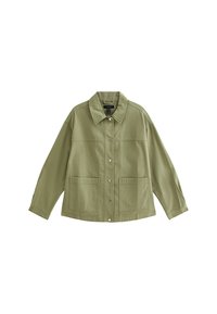 CURVES BUTTON UP - Jeansjacke - olive