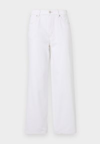 TROUSERS HIGH WAIST WIDE LEG - Wide Leg - white