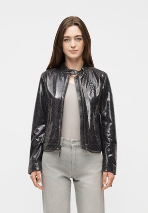 ELINOR - Δερμάτινο μπουφάν - black