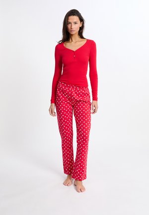 MISKITA SET - Pyžamová sada - red