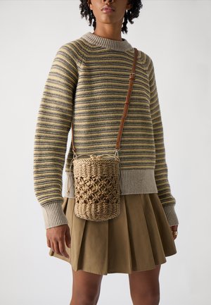 STRAW - Skulderveske - beige
