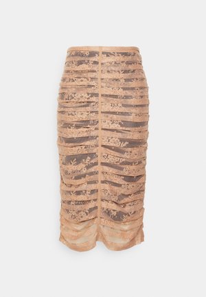 N°21 GONNA TESSUTO - Gonna a tubino - unito rosa nero