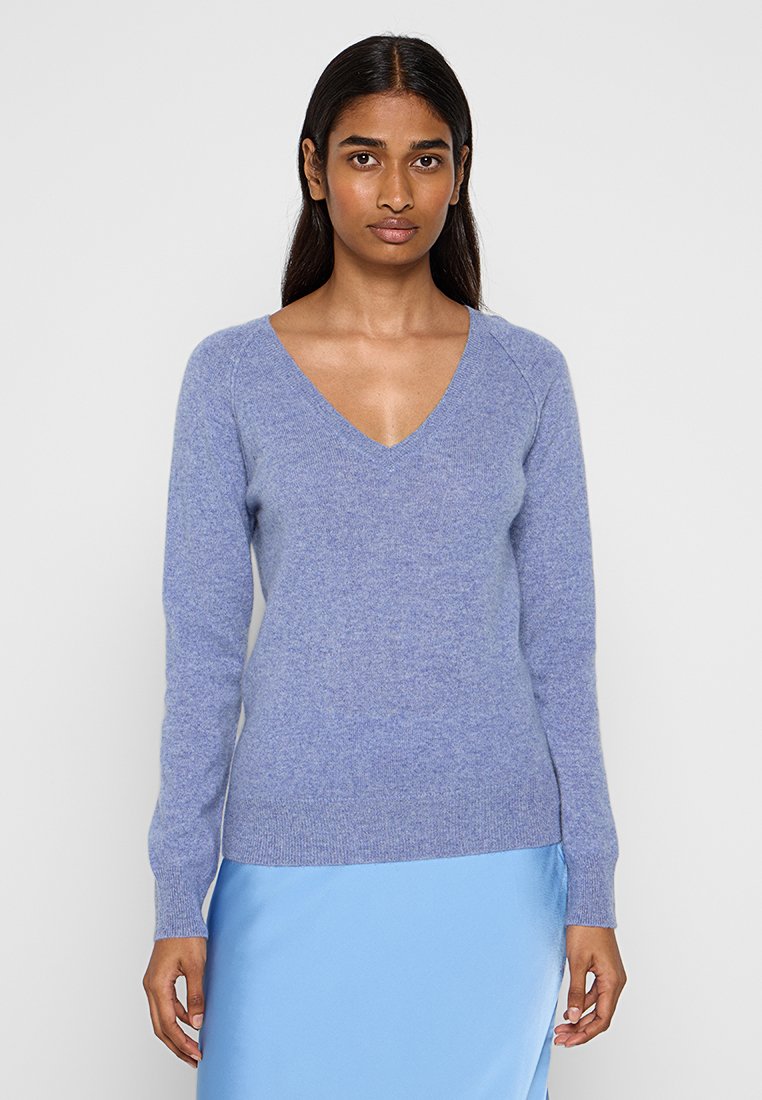 Just Cashmere Trui blauw