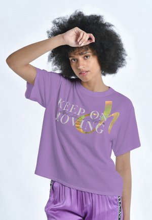 T-shirt con stampa - paisley violet