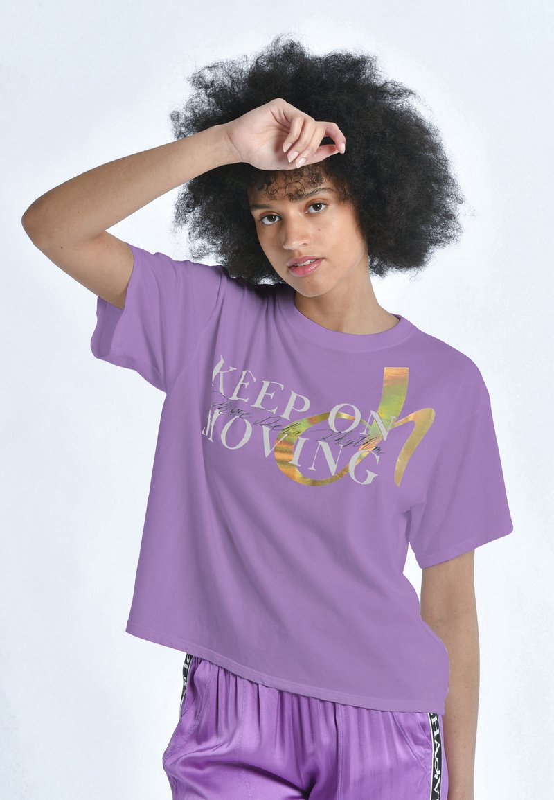 Deha T-shirt con stampa - paisley violet