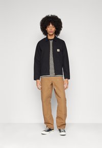 Carhartt WIP DETROIT JACKET - Poletna jakna - black/black rinsed