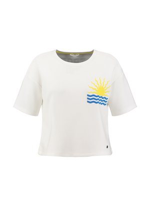 Key Largo, WSW ST TROPEZ ROUND - Print T-shirt - offwhite
