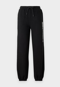 TEXT LOGO SLIM - Verryttelyhousut - black
