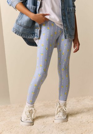 Next, REGULAR FIT - LEGGINGS  . - Leggings - blue stripe flower
