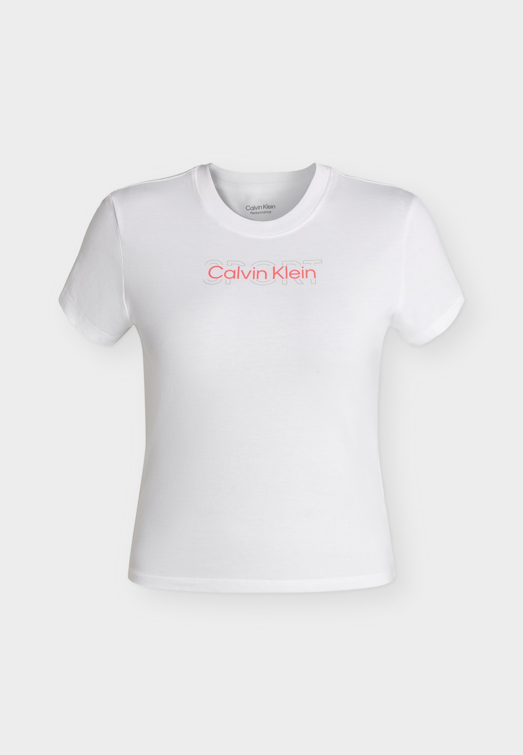 Calvin Klein COMMUTER BABY TEE - Triko s potiskem - classic white