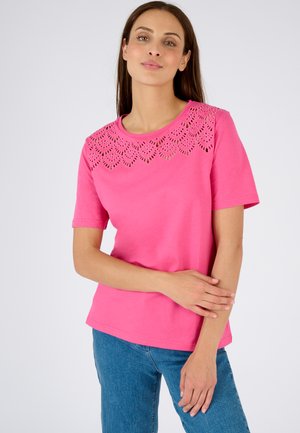 T-shirt imprimé - framboise