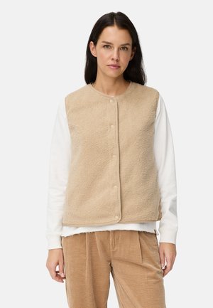 camel active MIT KNOPFVERSCHLUSS - Waistcoat - cashmere