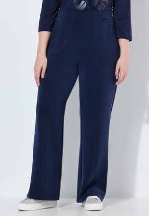 DRESSY ELASTIC WAIST - Tracksuit bottoms - marine