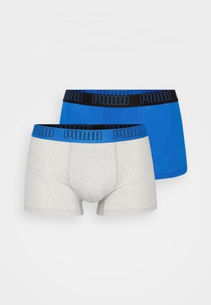 MEN EVERYDAY TRUNKS 2 PACK - Bokserbriefs - blue/grey melange