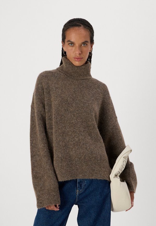 ALPHA  - Jumper - dark sand melange4