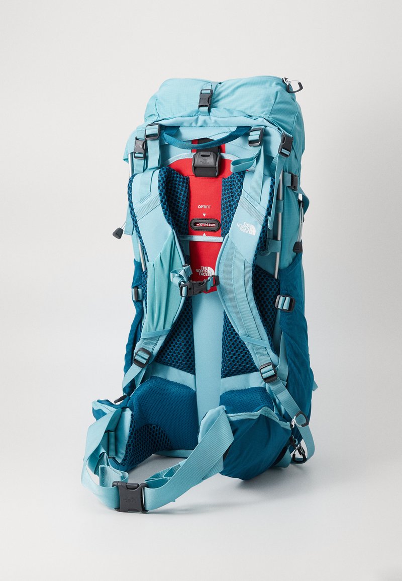 blue and coral north face backpack The North Face TRAIL LITE 50 - Hiking rucksack - reef waters blue/ coral/ blue