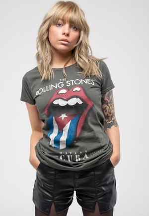 THE ROLLING STONES HAVANA CUBA  - Print T-shirt - charcoal