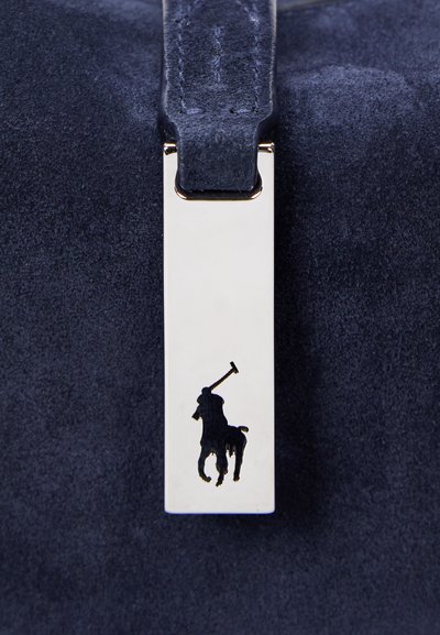 Polo Ralph Lauren POLO ID SUEDE MINI SHOULDER BAG - Kabelka - night