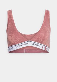 UNLINED TRIANGLE CK ONE FADED GLORY - Brassière - faded red grape