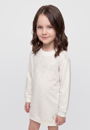 Guess, JUNIOR  BRUSHED FLEECE LS DRESS - Robe survêtement - weiß
