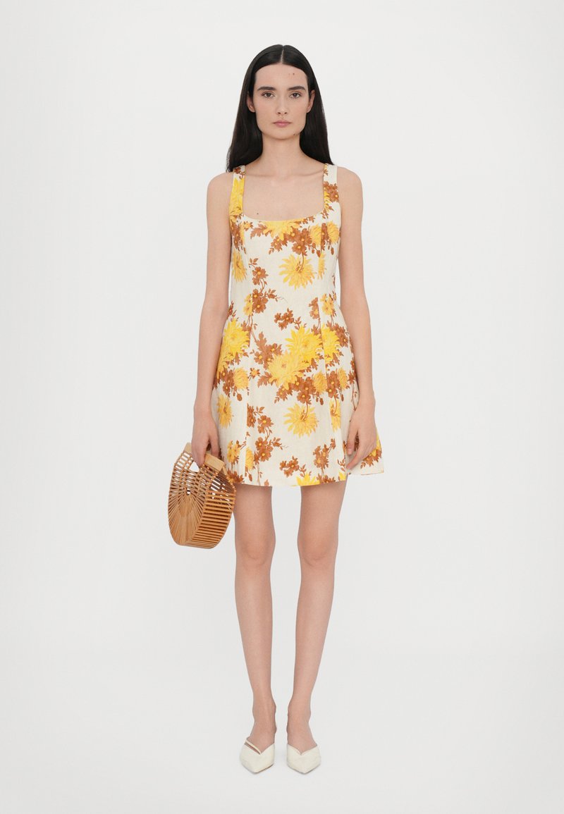 Faithfull the brand FELICE MINI DRESS - Day dress - light yellow -  Zalando.ie
