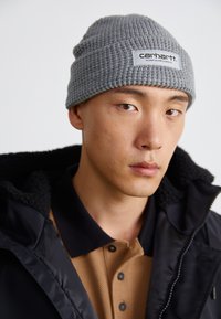 MARLON BEANIE UNISEX - Megzta kepurė - grey heather