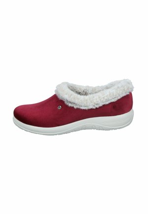 Slippers - burgundy