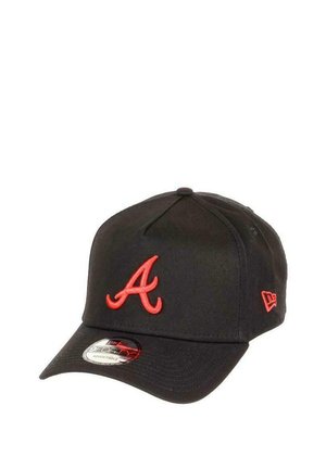 New Era ATLANTA BRAVES MLB TEAM LOGO 9FORTY A-FRAME SNAPBACK  - Cap - schwarz