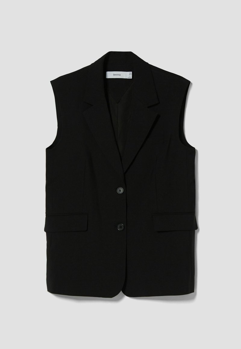 Bershka Bodywarmer zwart Bershka Bodywarmer zwart