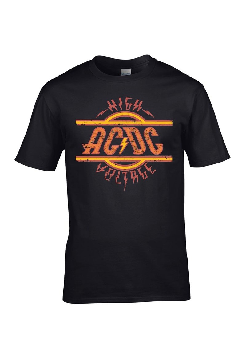 AC/DC AC DC HIGH VOLTAGE - T-shirt med print - black/svart - Zalando.se