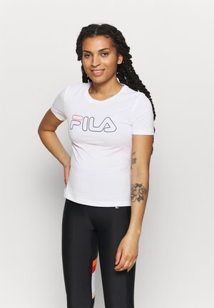 LADAN TEE - T-shirts med print - bright white