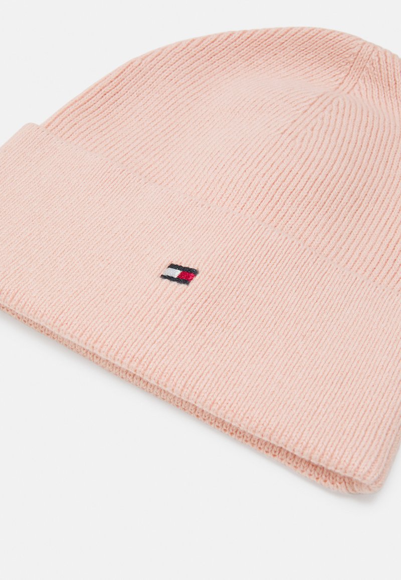 tommy hilfiger pink beanie